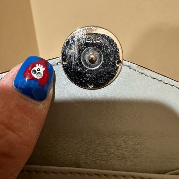 Fendi Calfskin micro trifold wallet - Picture 8 of 16